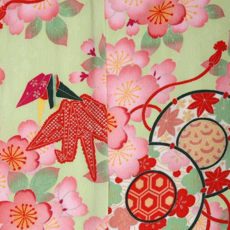 七五三コーデ画像有り「3歳女児着物フルセットレンタル」乙葉 被布