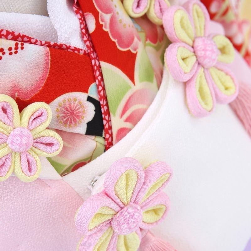 乙葉　七五三　3歳　被布フルセット　専用化粧箱入り　美品 七五三 被布 レンタル 3歳 女の子 着物レンタル フルセット