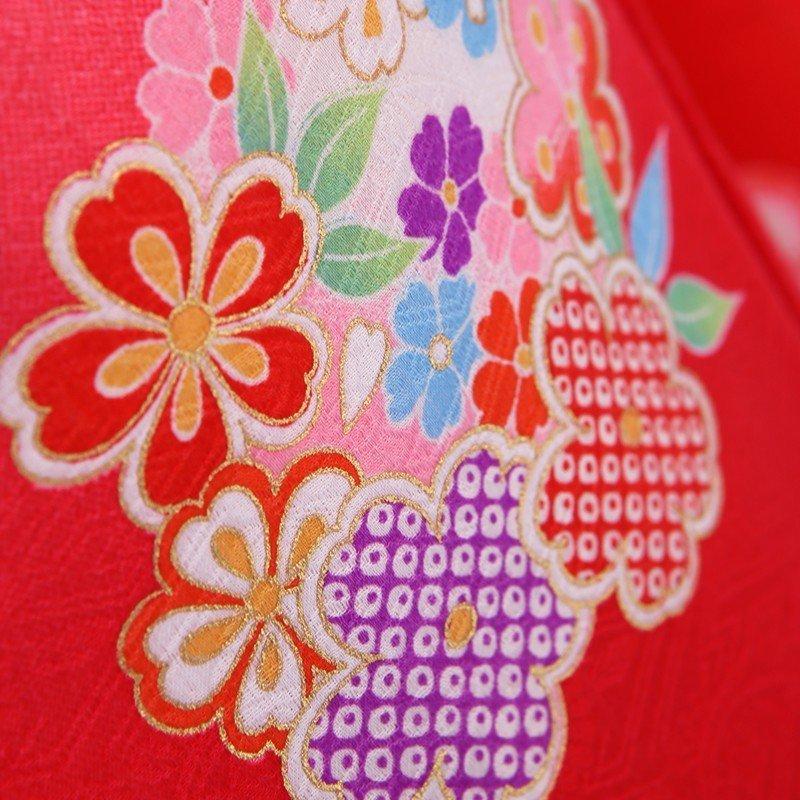 七五三コーデ画像有り「3歳女児着物フルセットレンタル」正絹 被布