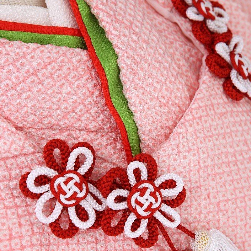 七五三コーデ画像有り「3歳女児着物フルセットレンタル」正絹 被布