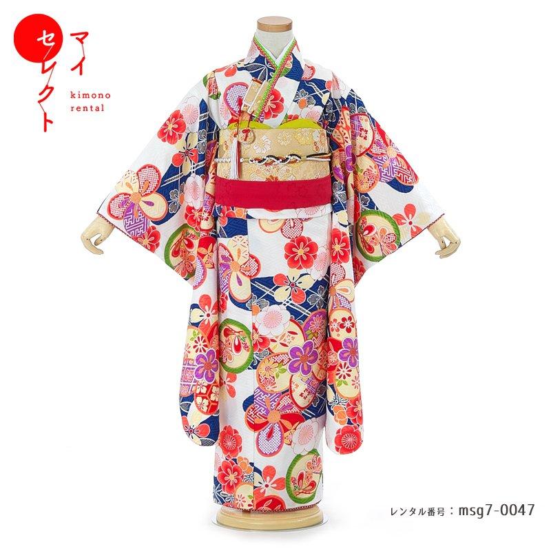 七五三コーデ画像有り「7歳女児着物フルセットレンタル」式部浪漫 msg7