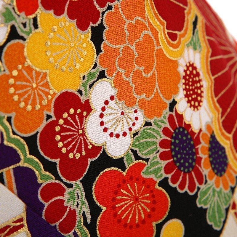 七五三コーデ画像有り「7歳女児着物フルセットレンタル」紅一点 正絹 msg7-0217 110 115 120 125 草履