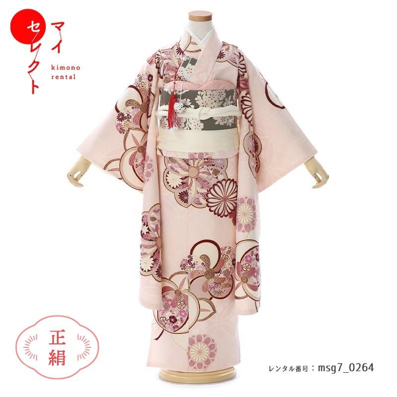 七五三 正絹(着物のみ)-こども着物の通販「京都室町st.」 着物 七五三 着物　7歳女の子　正絹　紅型 七五三