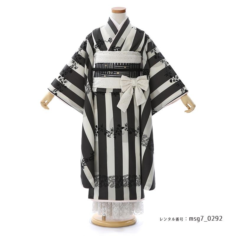 七五三コーデ画像有り「7歳女児着物フルセットレンタル」シュセット