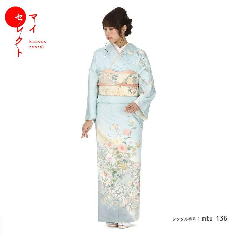 訪問着　4点フルセット 358 A七五三 お宮参り 卒業式　入学式　結婚式 訪問着単衣4点フルセット 939B 入学式結婚式七五三お宮参り