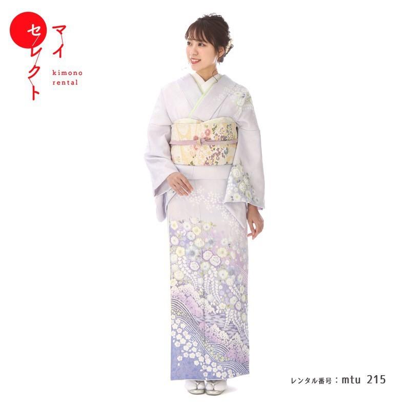 無地にアゲハ蝶 振袖フルセット ゴシック振袖セット m5 成人式 正絹