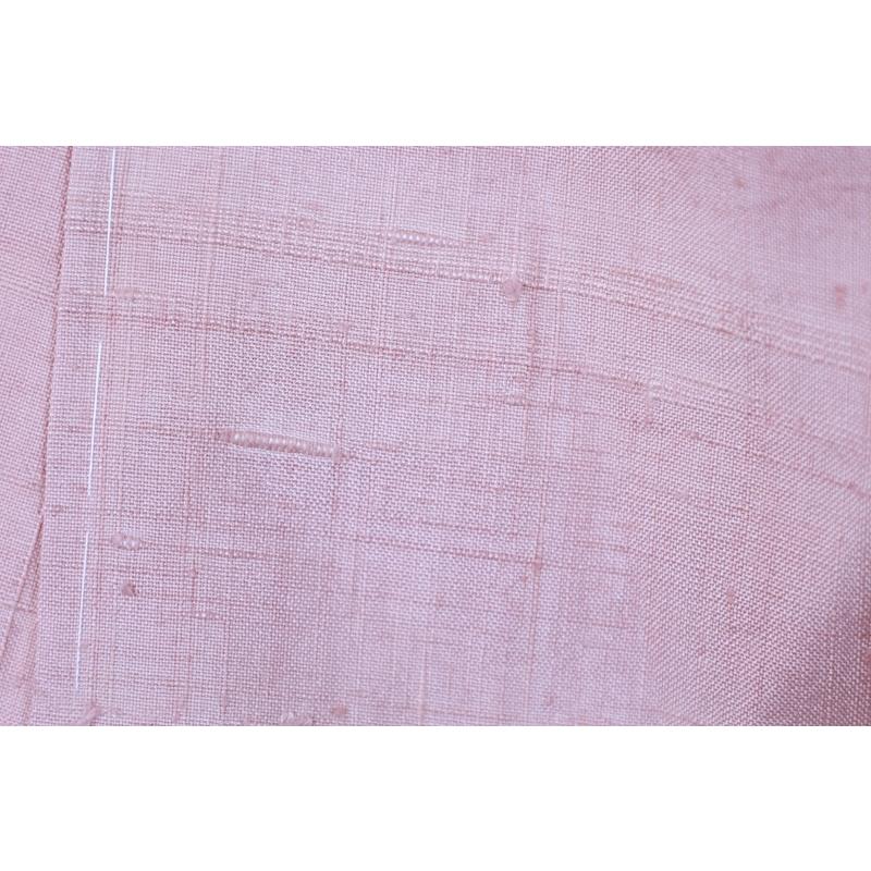 訪問着　新品未使用品　真綿紬　辻ヶ花　桜色濃淡　白　墨　桶絞り　B937の画像