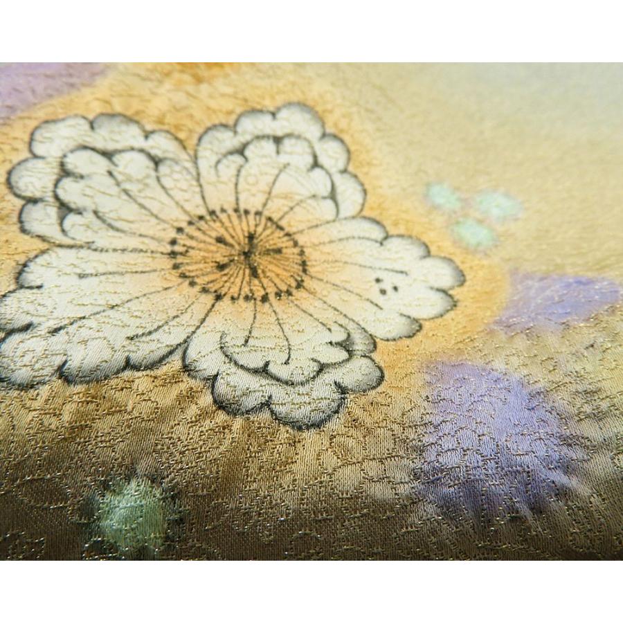 訪問着 正絹 久保田一竹 一竹辻が花 一竹工房 絞り辻が花 身丈166.5cm