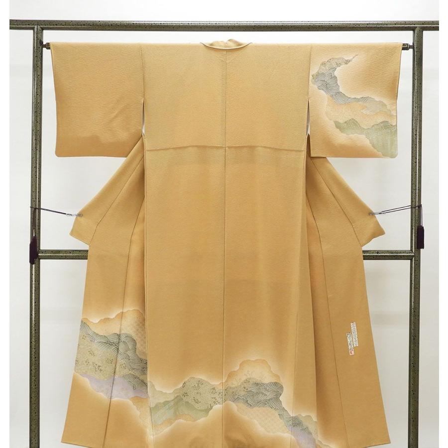 509mh33☆樽本伊勢蔵 付下げ・訪問着 京友禅 平安の姫 金銀彩 作家☆美品 509mh33☆樽本伊勢蔵 付下げ・訪問着 京友禅 平安の姫 金銀彩