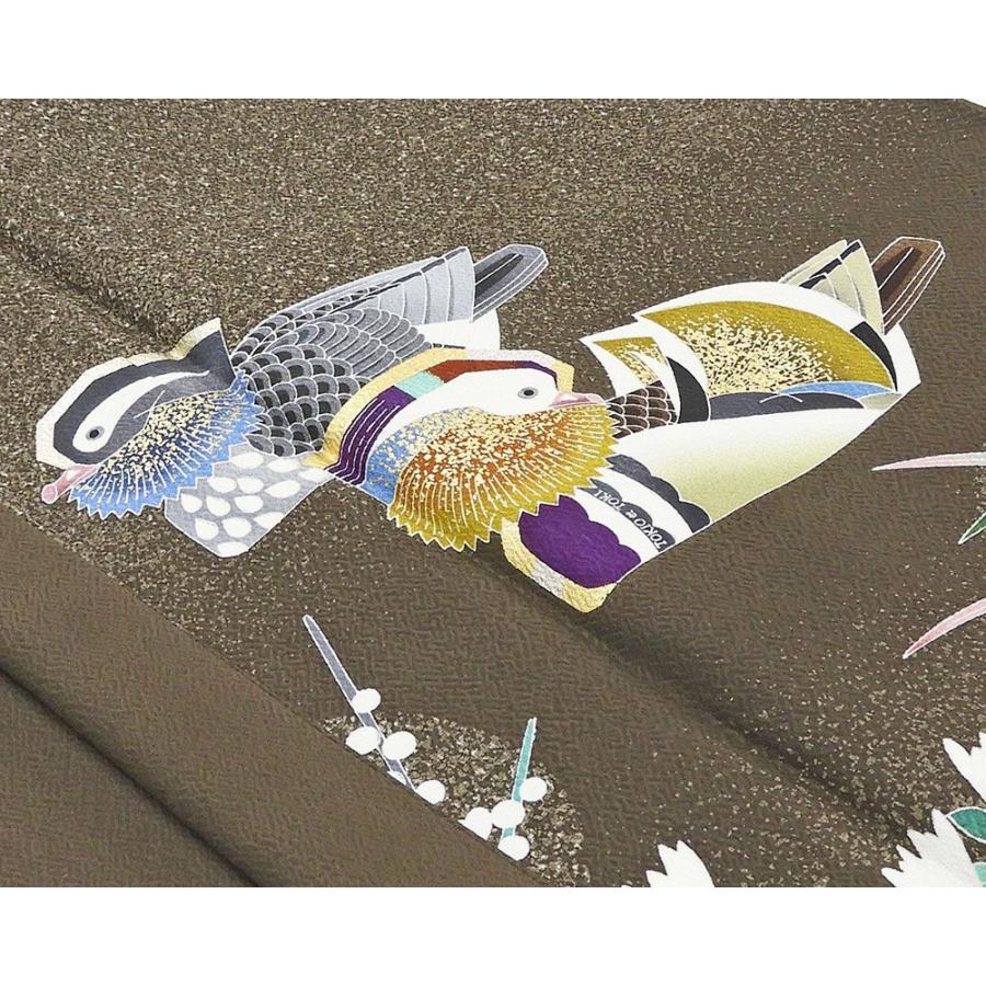 訪問着 未着用美品 正絹 人間国宝 羽田登喜男作 TOKIOetTOKI 身丈167.5cm 裄丈69.5cm 訪問着 未使用 新古品 着物 b0366_5