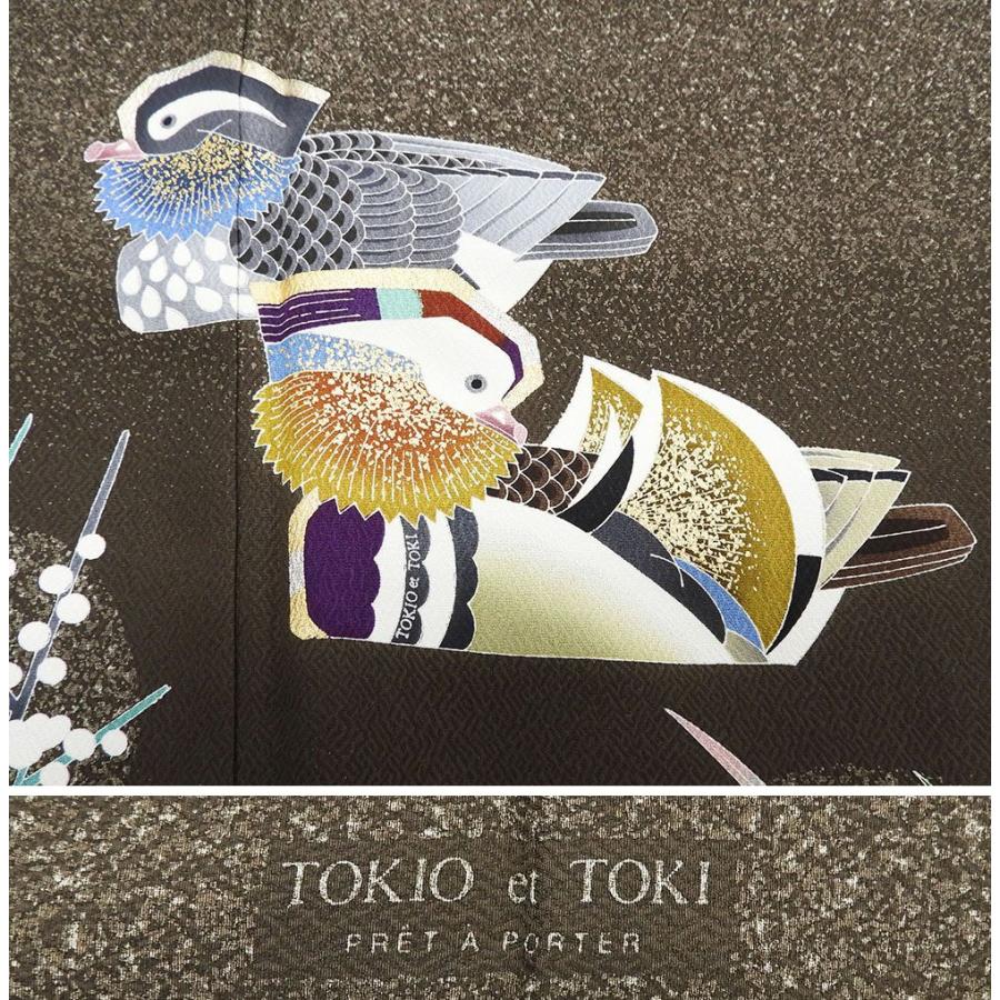 訪問着 未着用美品 正絹 人間国宝 羽田登喜男作 TOKIOetTOKI 身丈167.5cm 裄丈69.5cm 訪問着 未使用 新古品 着物 b0366_6
