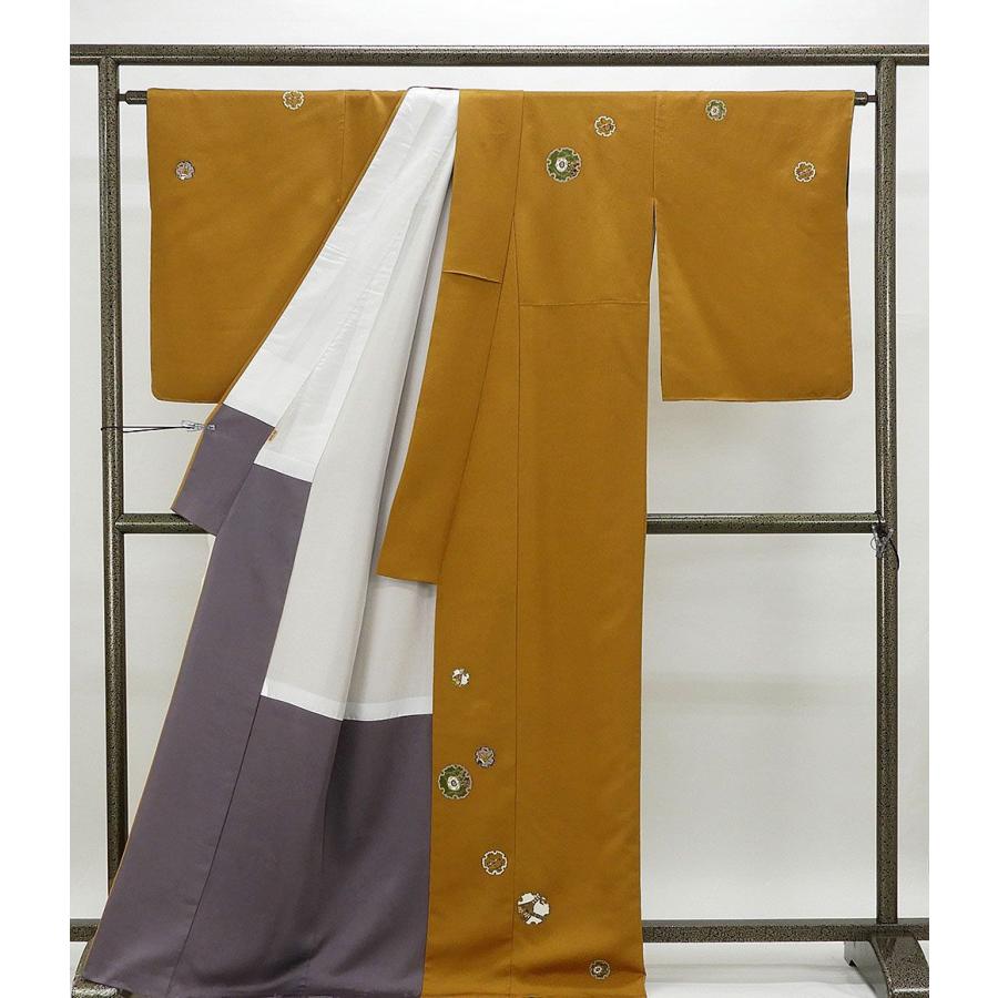 訪問着 未着用美品 正絹 友禅作家 千地泰弘作 身丈168.5cm 裄丈66.5cm