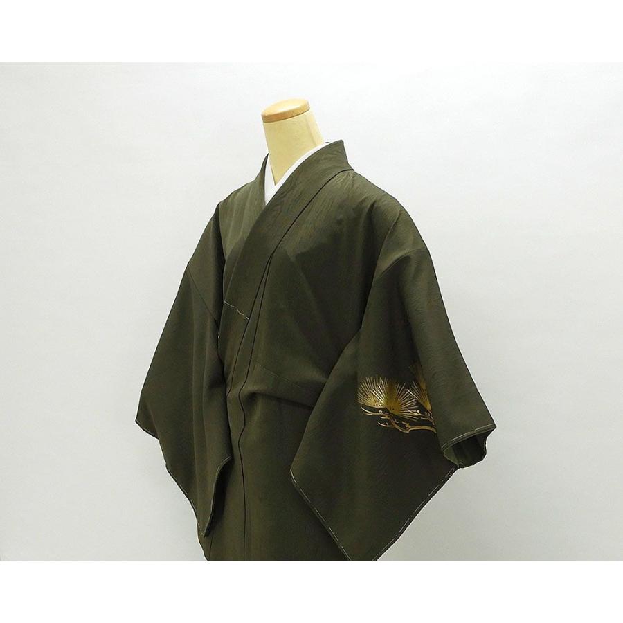 訪問着 未着用美品 正絹 堀省平作 松葉模様 身丈167cm 裄丈66cm
