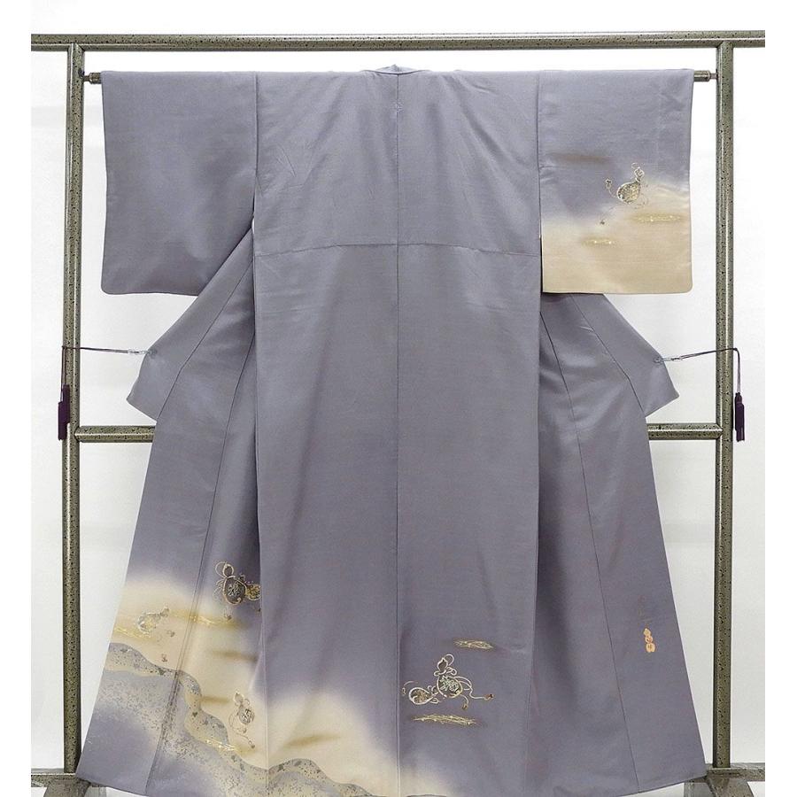 訪問着 未使用 正絹 螺鈿作家 藤本隆士作 身丈163cm 裄丈68cm 付下訪問着 未着用 美品 新古品 未使用品 着物 結婚式 入学式 卒業式 b4172 きもの翔鶴] 訪問着 未使用 正絹 螺鈿作家 藤本隆士作 身丈163cm 裄丈