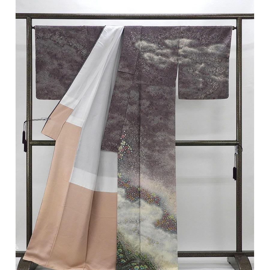 20％OFF！SALE 訪問着 新品仕立済 正絹 絞り染色作家 吉乃一廉作 身丈164.5cm 裄丈68cm 辻が花絞り 新品 仕立て上がり 着物 結婚式 入学式 卒業式 b1009の画像