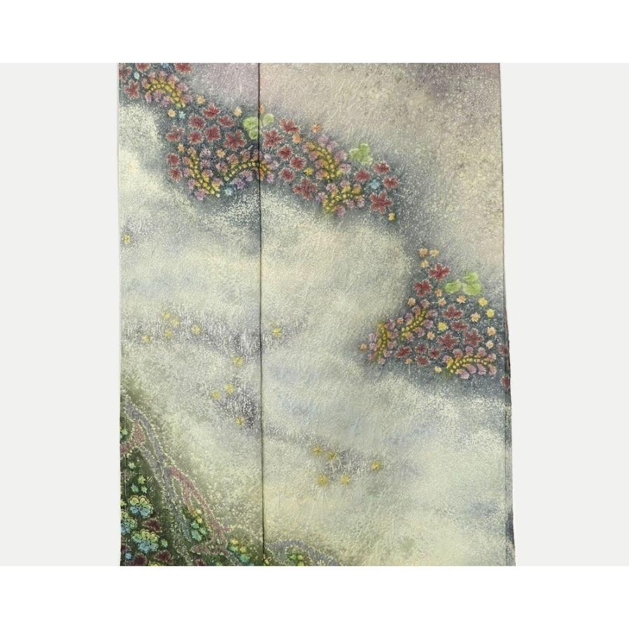20％OFF！SALE 訪問着 新品仕立済 正絹 絞り染色作家 吉乃一廉作 身丈164.5cm 裄丈68cm 辻が花絞り 新品 仕立て上がり 着物 結婚式 入学式 卒業式 b1009の画像