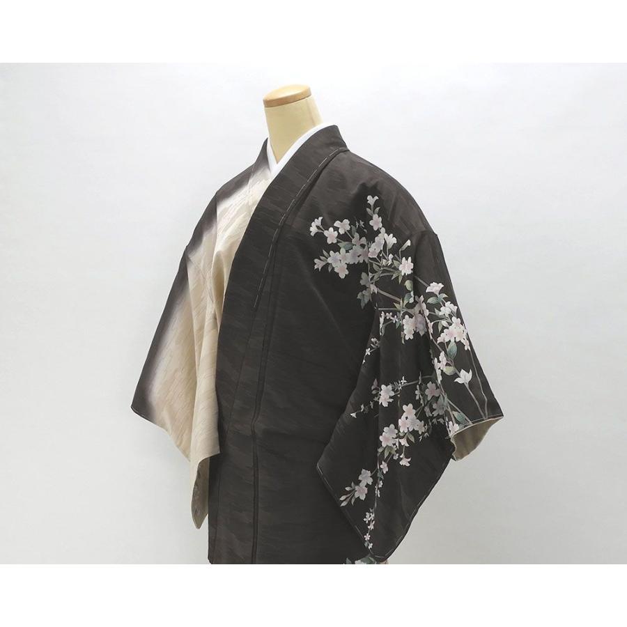 訪問着 新品仕立済 正絹 枝垂れ桜模様 身丈164.5cm 裄丈68cm 新品
