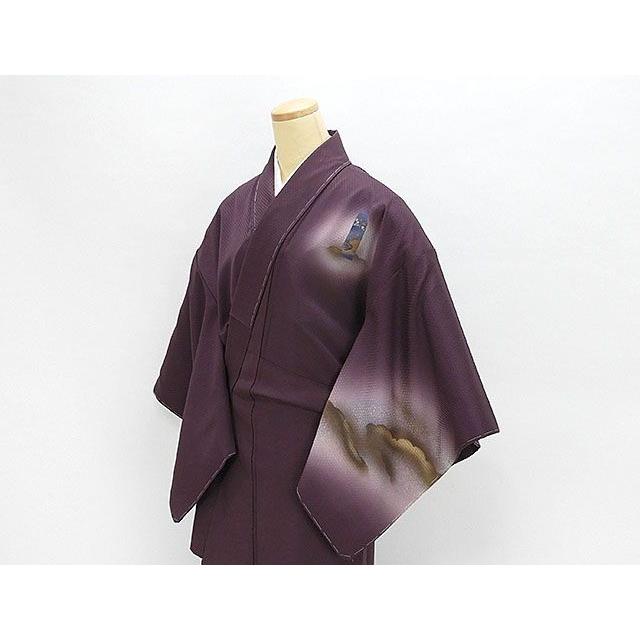 20％OFF！SALE 訪問着 新品仕立済 正絹 雲取短冊模様 訪問着 小難あり 新品  仕立て上がり 着物 b1804の画像