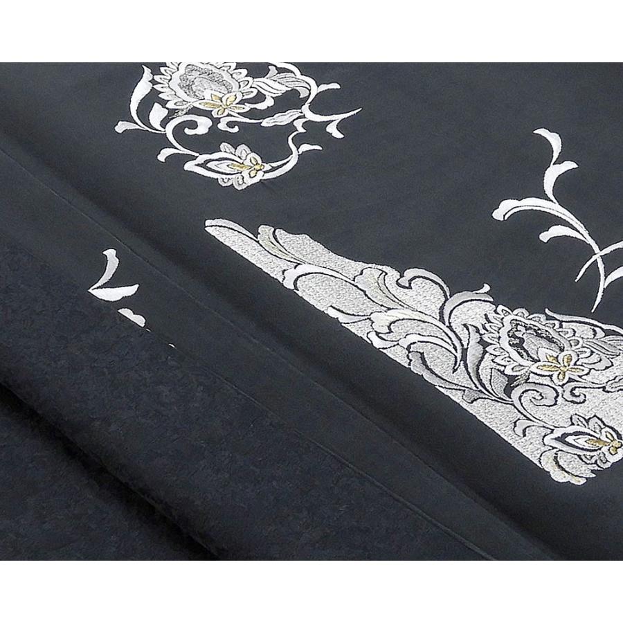 20％OFF！SALE 訪問着 新品仕立済 正絹 刺繍唐花模様 訪問着 身丈167.5cm 裄丈67.5cm 新品  仕立て上がり  着物 b1939の画像