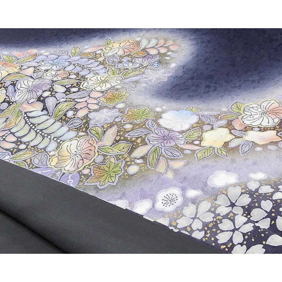 訪問着 新品仕立済 正絹 辻が花 身丈165cm 裄丈68cm 新品 仕立て