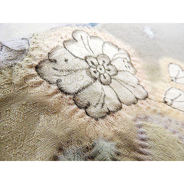 ■名門　翠山工房　辻が花グラデ■花絞り■高級手縫いお仕立て付き未使用品■仮絵羽 □名門翠山工房辻が花グラデ□花絞り□高級手縫いお仕立て付き未使用品