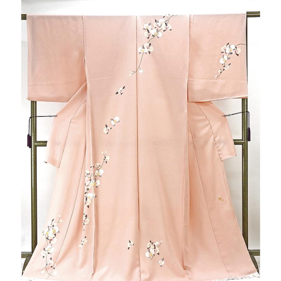 訪問着 新品仕立付き 正絹 Seiko Matsuda 松田聖子 胡蝶蘭模様 訪問着 新品 未仕立 フルオーダー 誂え仕立て 着物 Supersport Tn