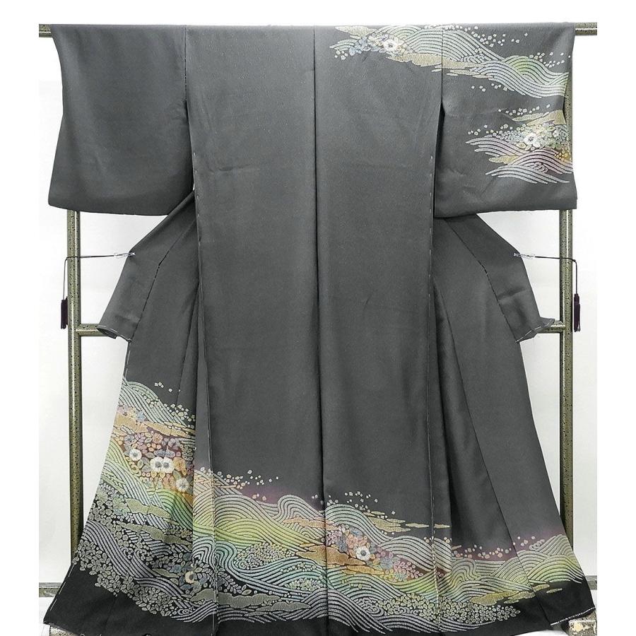 絞りの訪問着 着物 未仕立て 新品