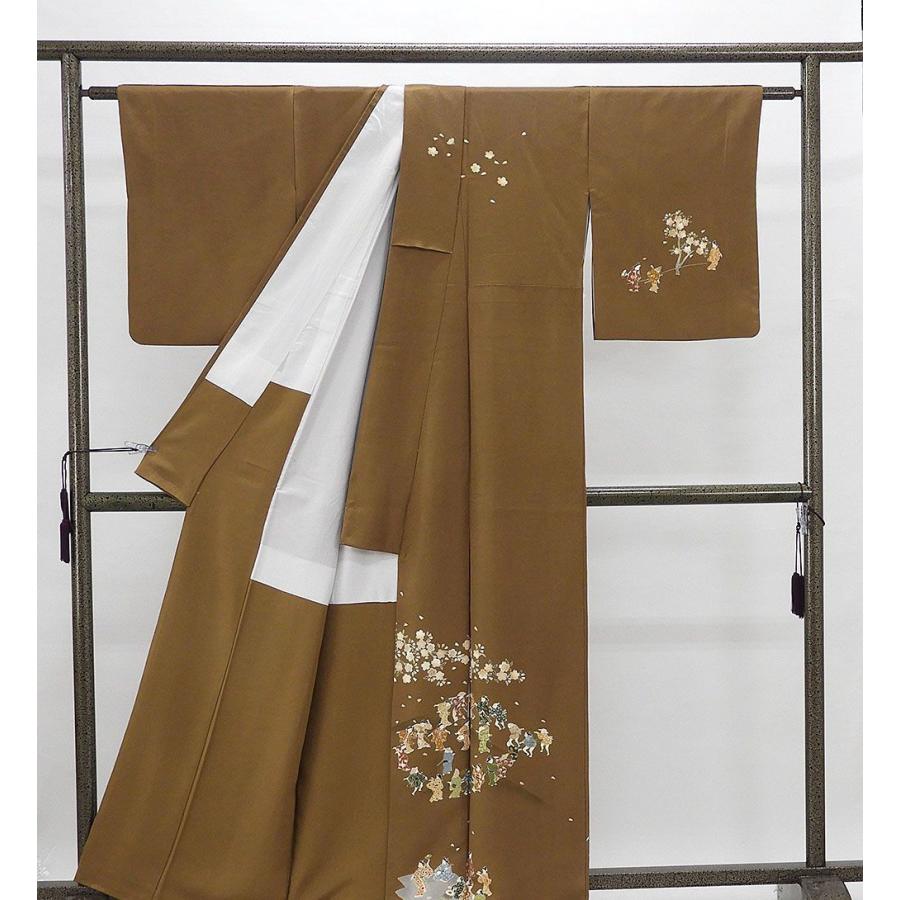 訪問着 正絹 京友禅 伝統工芸士 小糸敏作 身丈163cm 裄丈64.5cm リサイクル 着物 結婚式 入学式 卒業式 b4030 訪問着 正絹 京友禅 伝統工芸士 小糸敏作 身丈163cm 裄丈64.5cm