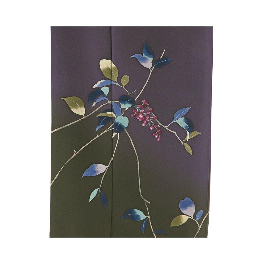 訪問着 正絹 染色作家 草野一騎作 身丈159.5cm 裄丈65cm リサイクル