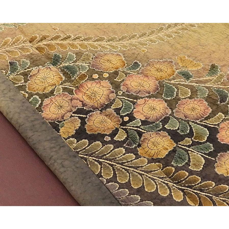 訪問着 正絹 絞り 辻が花 身丈172.5cm 裄丈69.5cm 良品 リサイクル