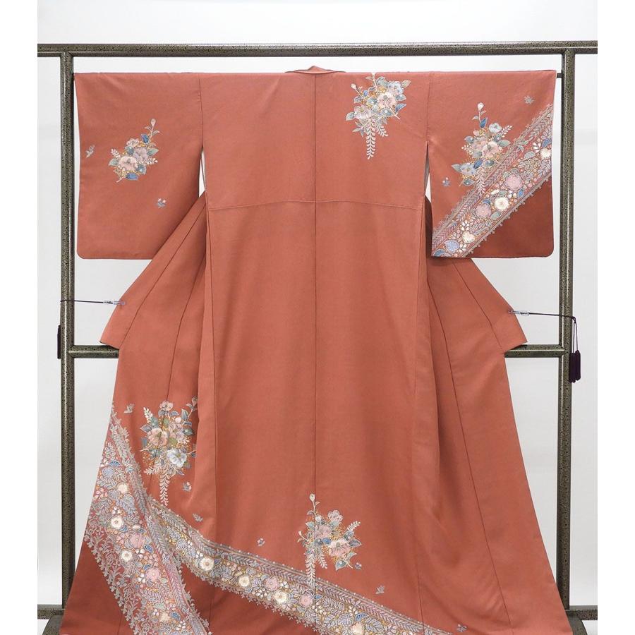 訪問着 正絹 辻が花 身丈163cm 裄丈66.5cm 中古 リサイクル 着物 結婚式 入学式 卒業式 b4191 訪問着 正絹 辻が花 身丈163cm 裄丈66.5cm 中古 リサイクル 着物 結婚