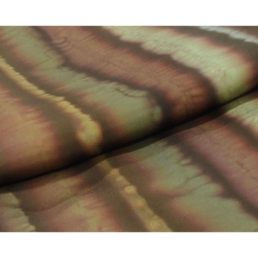 小紋 未着用 正絹 幾何縞ぼかし模様 身丈160cm 裄丈64.5cm 小紋 未使用 着物 c0132 小紋 未着用 正絹 幾何縞ぼかし模様 身丈160cm 裄丈64.5cm 未使用 着物