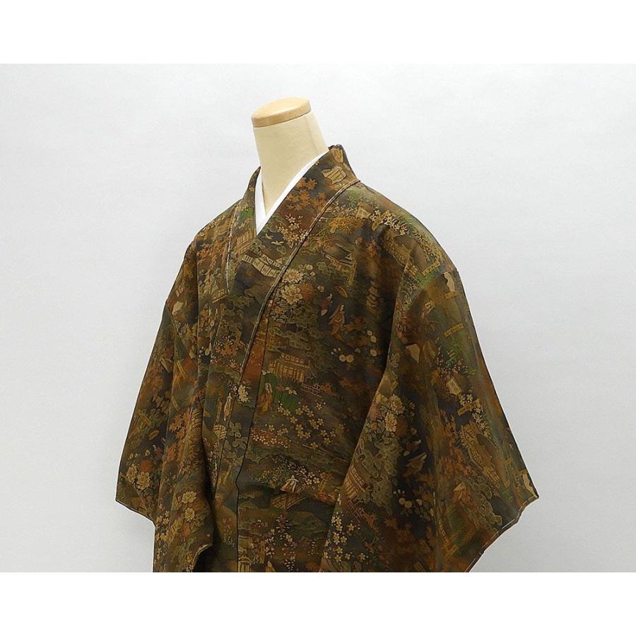 小紋 未着用美品 正絹 京友禅摺り染 樽本伊勢蔵作 身丈163cm 裄