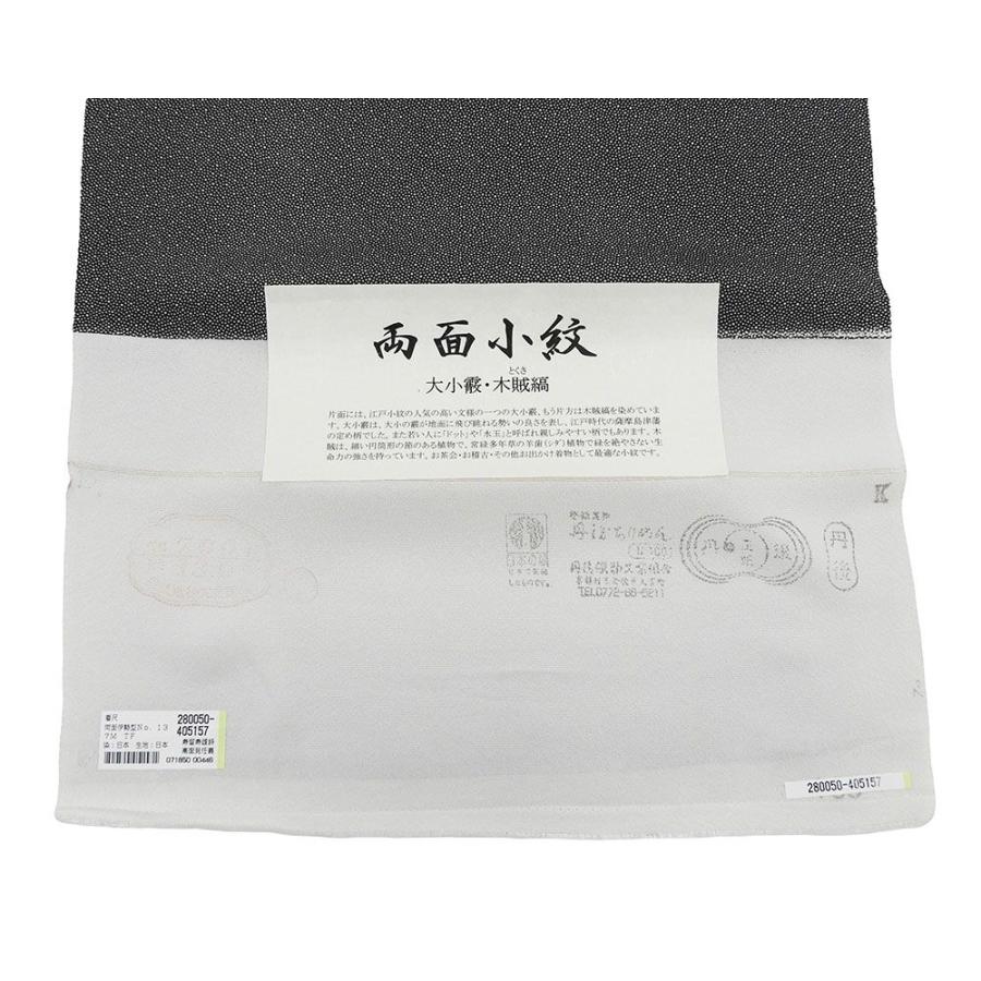 小紋 反物 正絹 伝統工芸伊勢型写 両面江戸小紋 大小霰 木賊縞 小紋 反物 正絹 伝統工芸伊勢型写 両面江戸小紋 大小霰 木賊縞