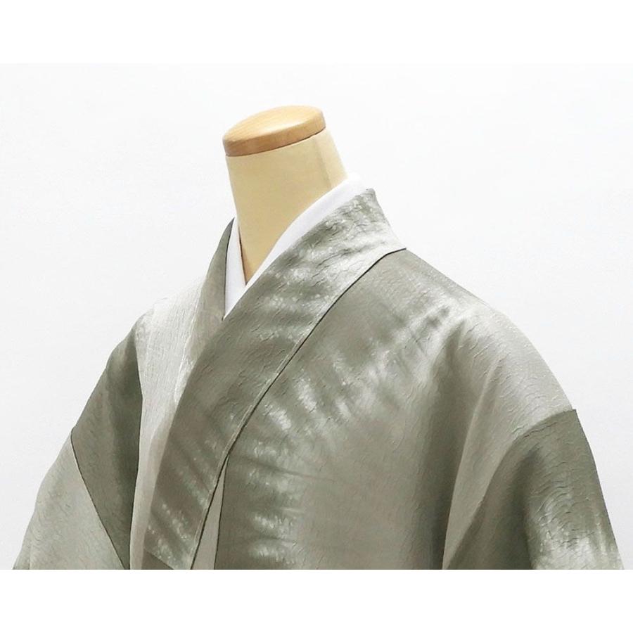 小紋 未着用 正絹 幾何模様 身丈159cm 裄丈65cm 小紋 未使用 着物 c4008