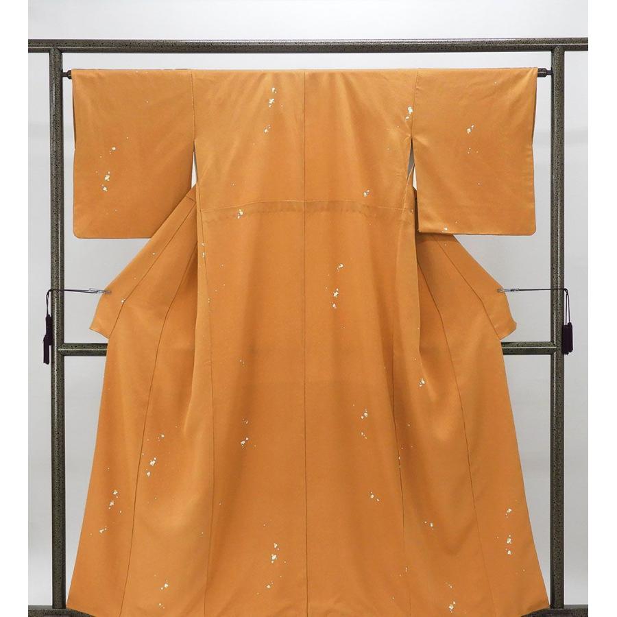 小紋 正絹 染色作家 二代目清次郎作 身丈158cm 裄丈64.5cm リサイクル