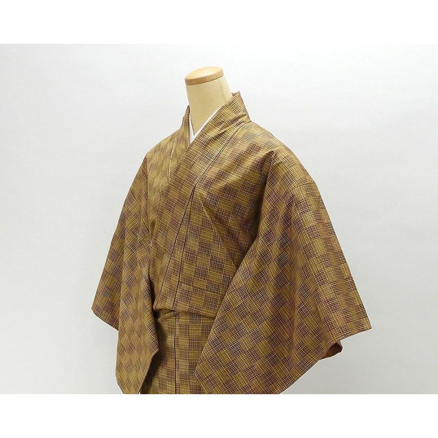 紬 未着用超美品 正絹 格子ぼかし模様 身丈157cm 裄丈65cm 紬 未使用 新古品 着物 d0388 紬 未着用超美品 正絹 格子ぼかし模様 身丈157cm 裄丈65cm 未使用 新古