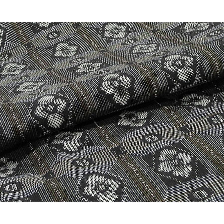 紬 正絹 花菱模様 身丈150.5cm 裄丈62.5cm 紬AS 羽織 リサイクル