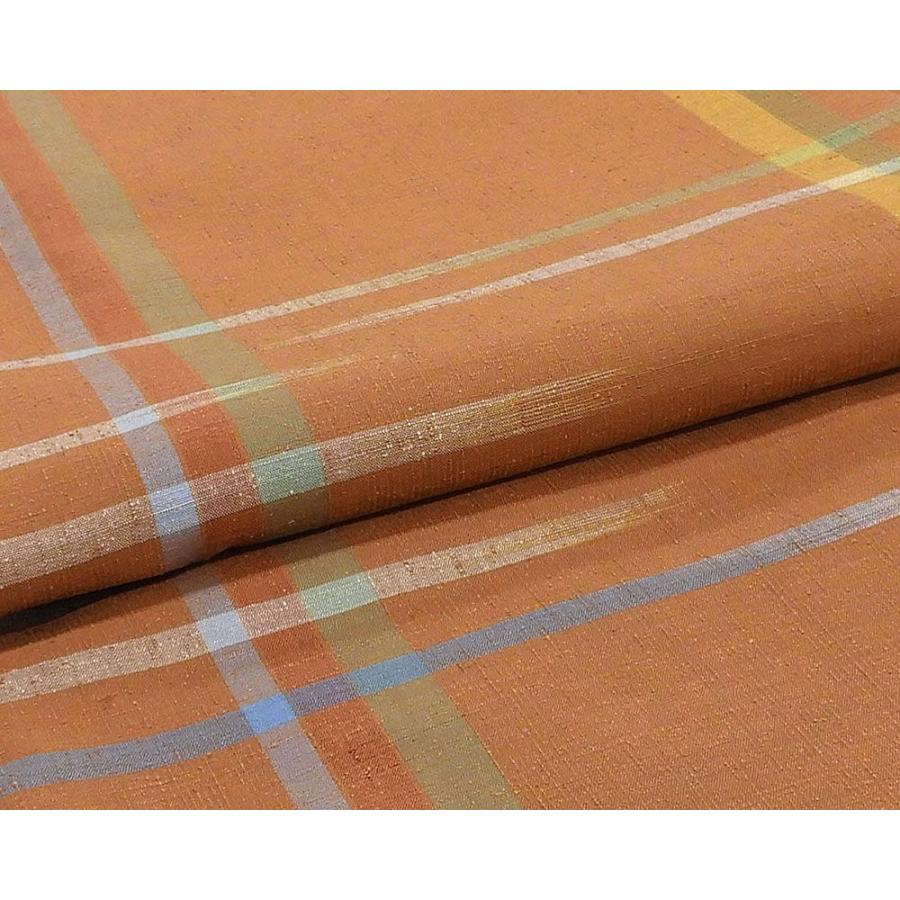 紬 新品仕立済 正絹 幾何縞模様 絵羽紬 身丈165cm 裄丈68cm 新品 仕立て上がり 着物 d1019 紬 新品仕立済 正絹 幾何縞模様 絵羽紬 身丈165cm 裄丈68cm 新品