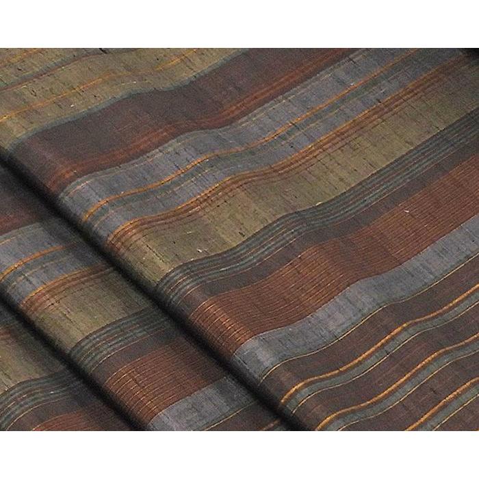 反物 真綿紬 正絹 着物 和装 手織り 伝統工芸 結城紬 正絹 渋薄小豆色 無地 未仕立て 反物 伝統工芸品 お洒落