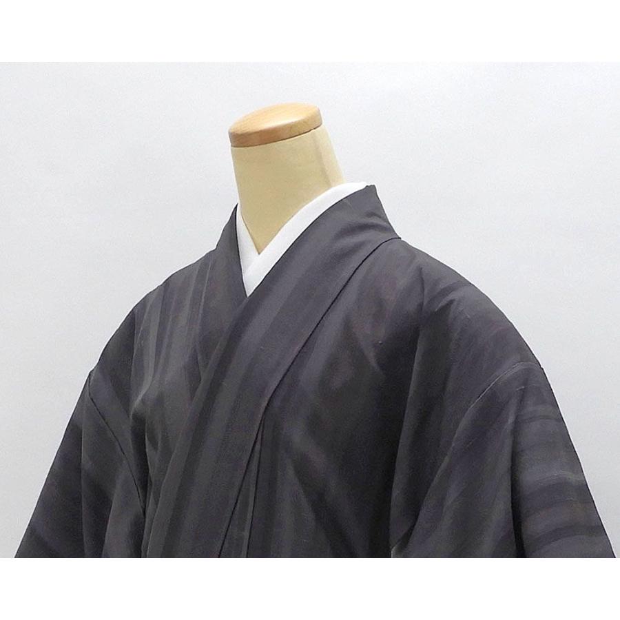 20％OFFクーポン 紬 美品 正絹 染色作家 斉藤三才作 身丈159.5cm 裄丈