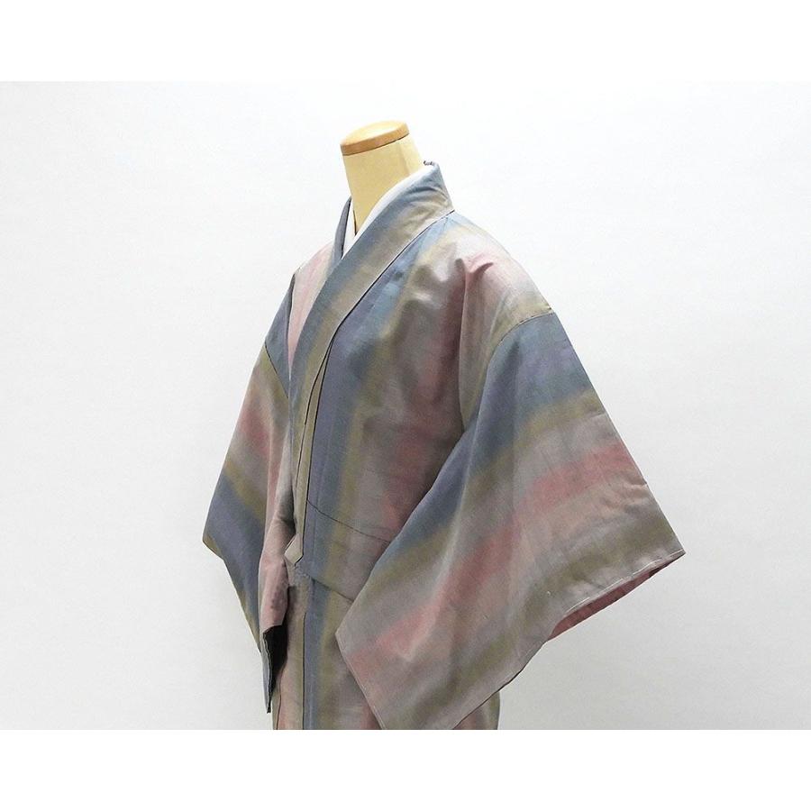 紬 未着用美品 正絹 縦縞ぼかし模様 身丈164cm 裄丈63.5cm 紬 未使用 新古品 着物 カジュアル d4029 紬 未着用美品 正絹 縦縞ぼかし模様 身丈164cm 裄丈63.5cm 未使用 新古