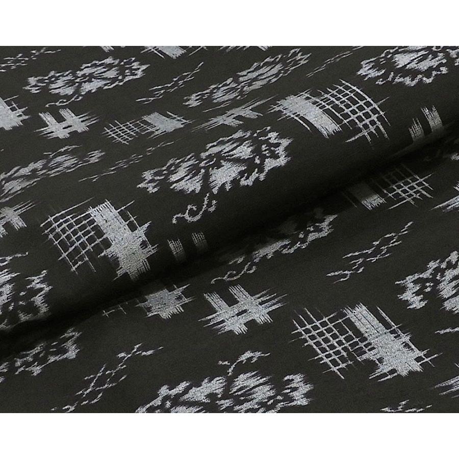 紬 未着用 正絹 井桁花模様 身丈168.5cm 裄丈67cm 未使用 新古品 着物