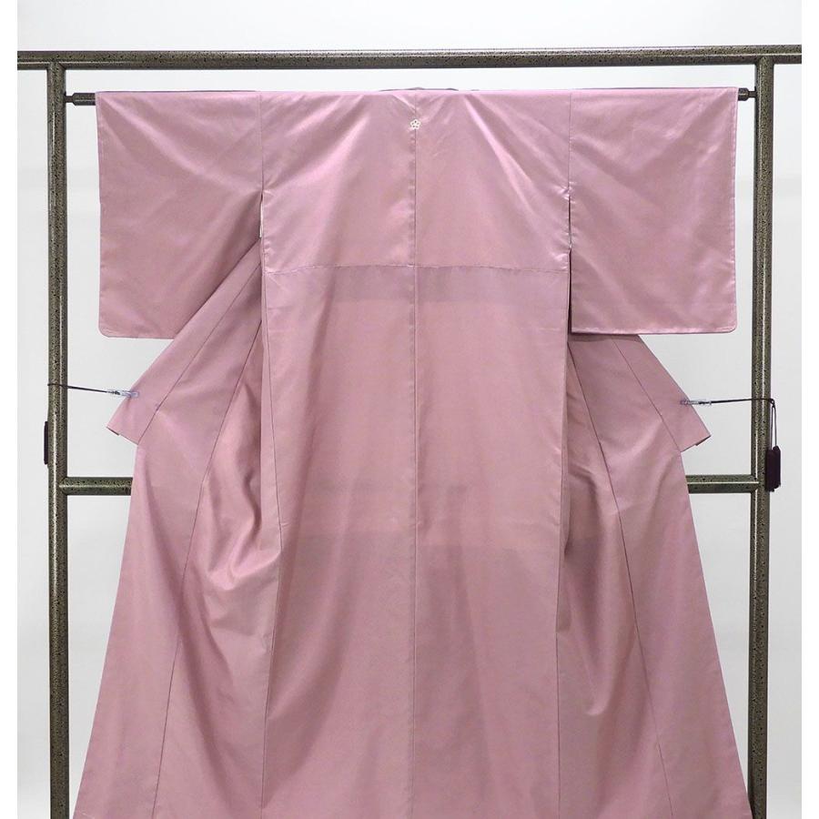 紬 未使用 正絹 渋めオーキッド 無地 身丈155.5cm 裄丈63cm 未着用 新古品 着物 d4072 紬 未使用 正絹 渋めオーキッド 無地 身丈155.5cm 裄丈63cm 未着用