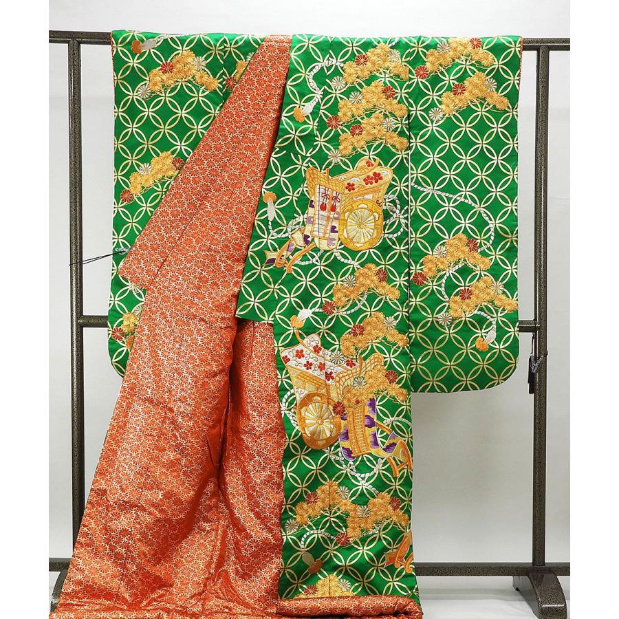 打掛正絹昭和アンティーク品 夏打掛正絹昭和アンティーク品