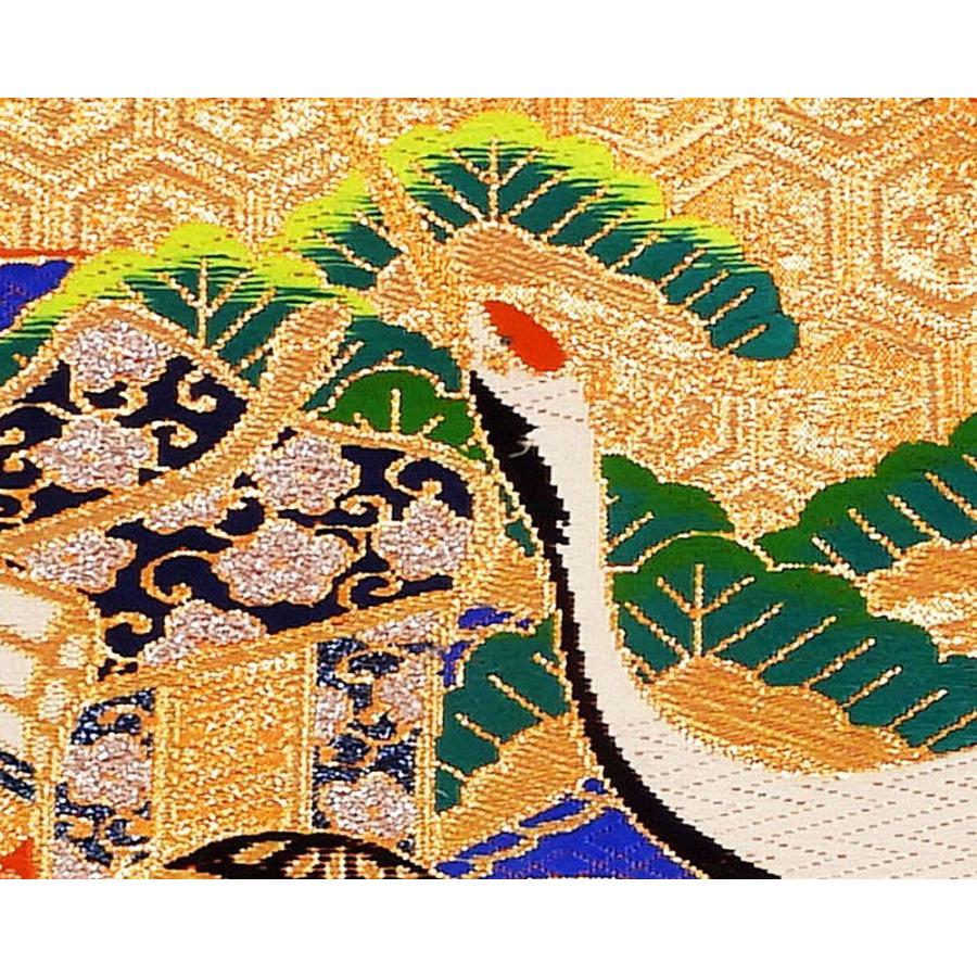 色打掛 未着用美品 正絹 吉祥舞鶴四季花模様 打掛 花嫁衣裳 婚礼 未使用 新古品 ブライダル ウエディング 着物 e3123 色打掛 未着用美品 正絹 吉祥舞鶴四季花模様 打掛 花嫁衣裳 婚礼 未