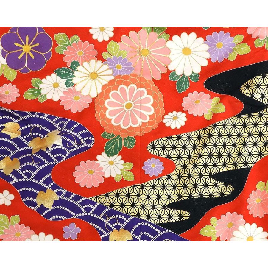 色打掛 正絹 吉祥 花 打掛 花嫁衣裳 婚礼 美品 リサイクル 中古 着物