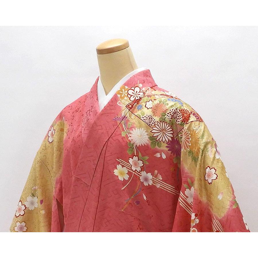 吉祥四季花 裄66.5cm 仕付け付き小紋 ¥15,800ヌプシブーティWP