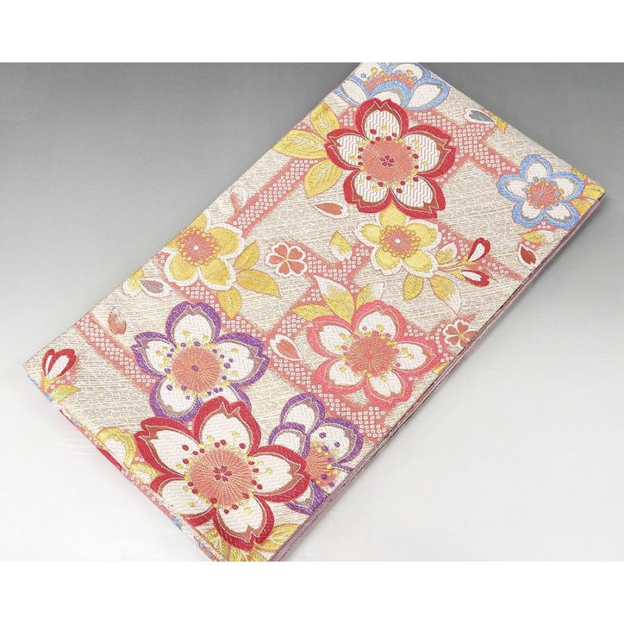 振袖 正絹 流水四季花模様 5点セット 身丈170cm 裄丈72.5cm 袋帯 長襦袢 帯締め 帯揚げ 振袖5点セット リサイクル 中古 着物 e4083 振袖 正絹 流水四季花模様 5点セット 身丈170cm 裄丈72.5cm 袋帯