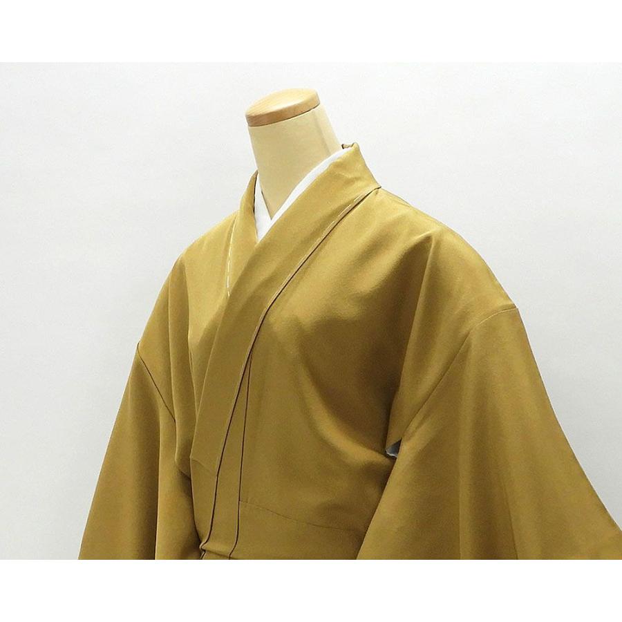 色留袖 未着用 舞鶴松紅葉模様 正絹 身丈160cm 裄丈67.5cm 花柳